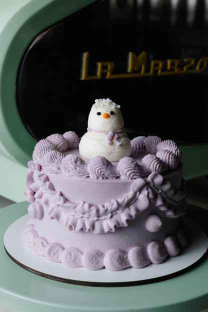 Міні торт чорниця-лимон